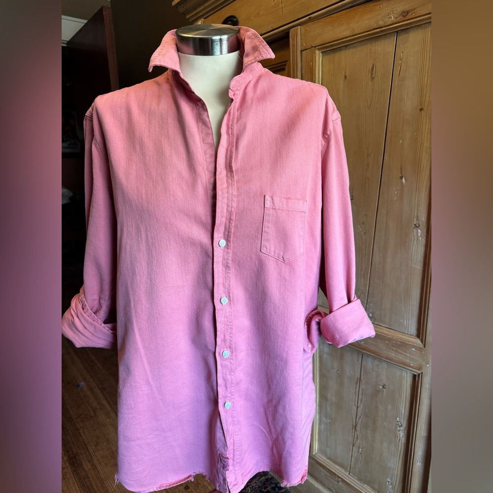 Frank and Eileen Sunset (pink/orange) Large Denim Eileen